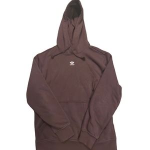 Cozy Adidas Hoodie Pink Logo (S)